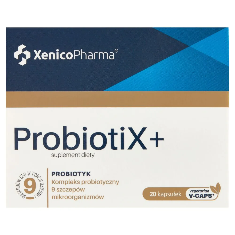 ProbiotiX+ Suplement diety zawierający kompleks probiotyczny, 20 Kapsułek