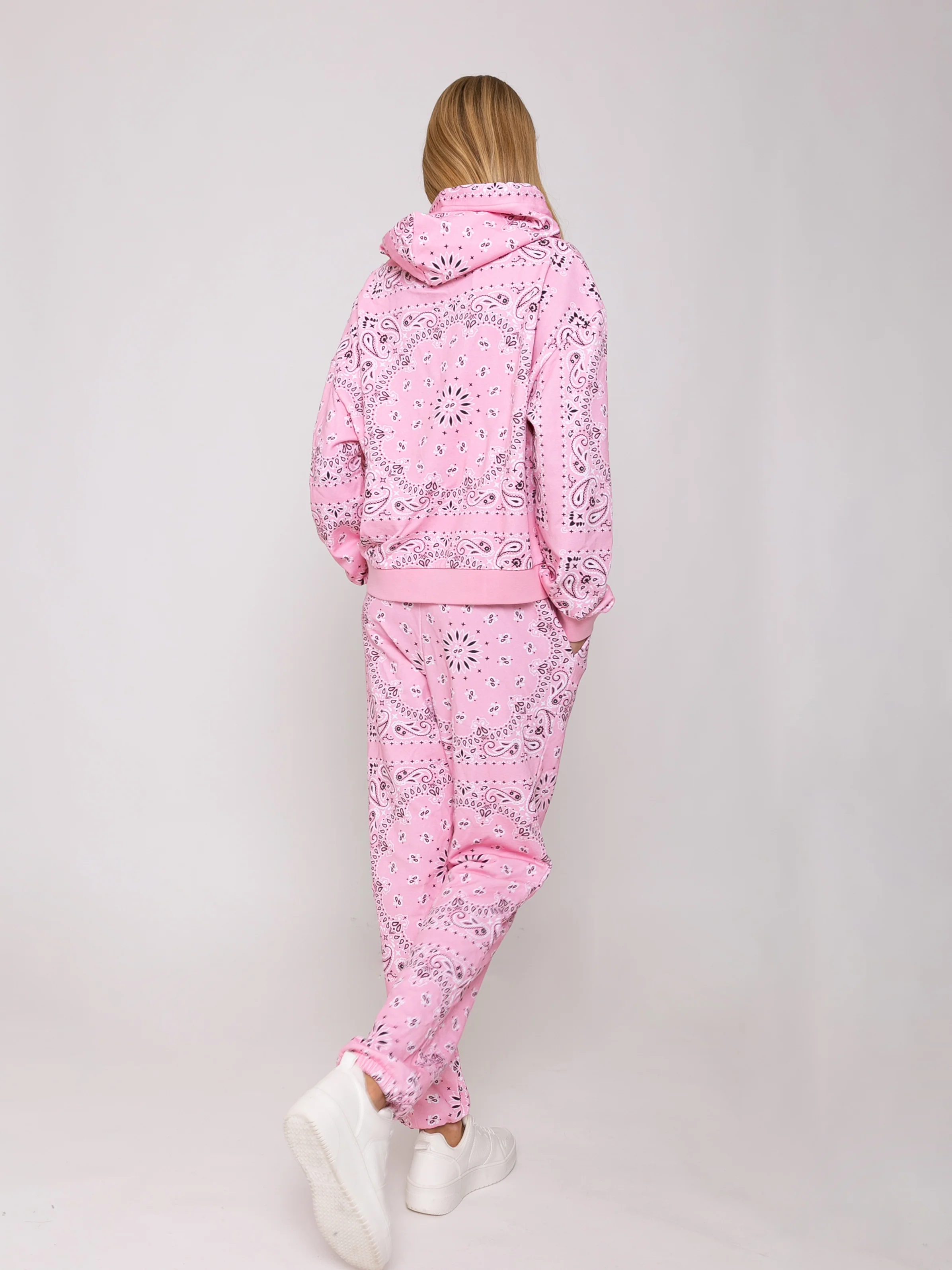 Felpa con cappuccio bandana in cotone con ricamo Saint Barth