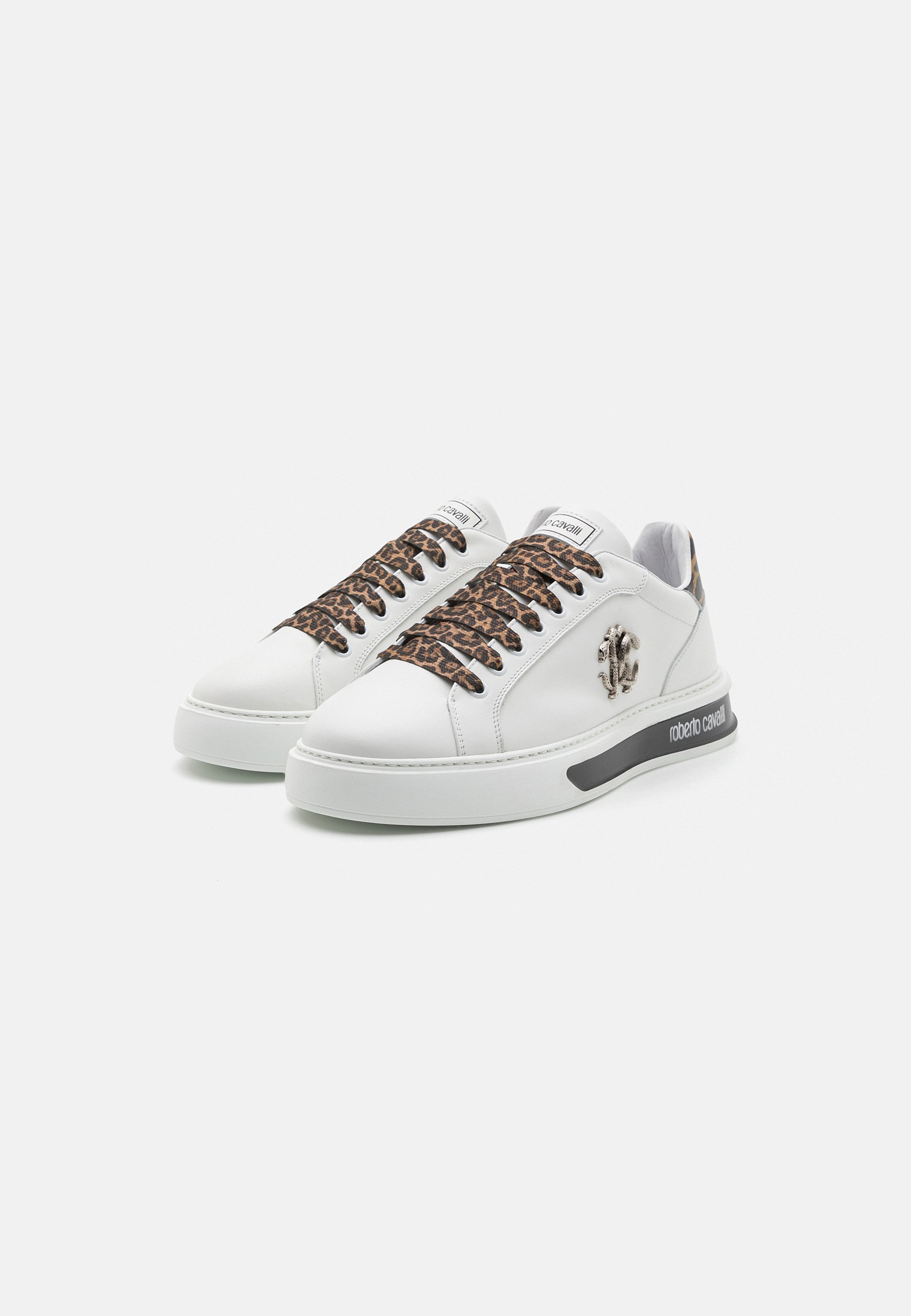 Roberto Cavalli NOVAK LOGO - Scarpe da ginnastica - bianche
