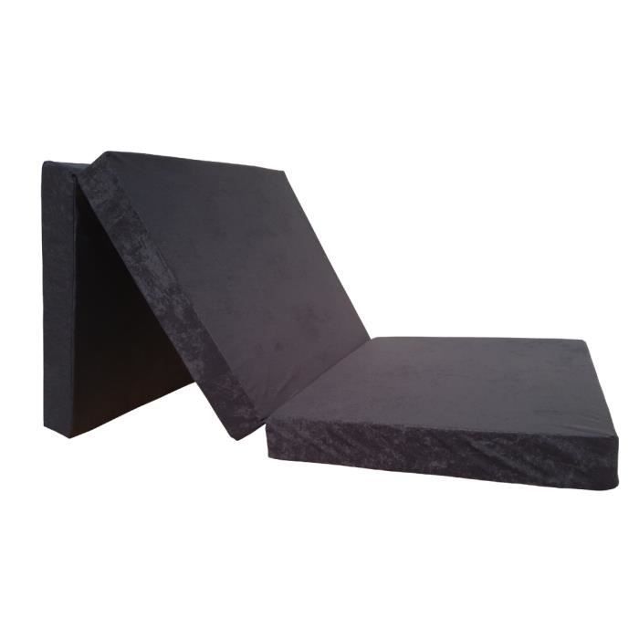 Natalia Spzoo opvouwbaar matras 190x90x8 cm, futonstoel/loungestoel 90x190 cm, machinewasbare hoes