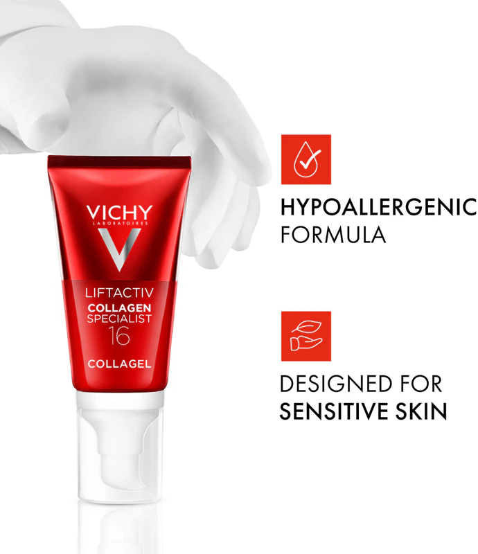 Vichy Liftactiv Collagen Specialist 16 Rozjasňujúci gél proti prvým známkam starnutia pleti