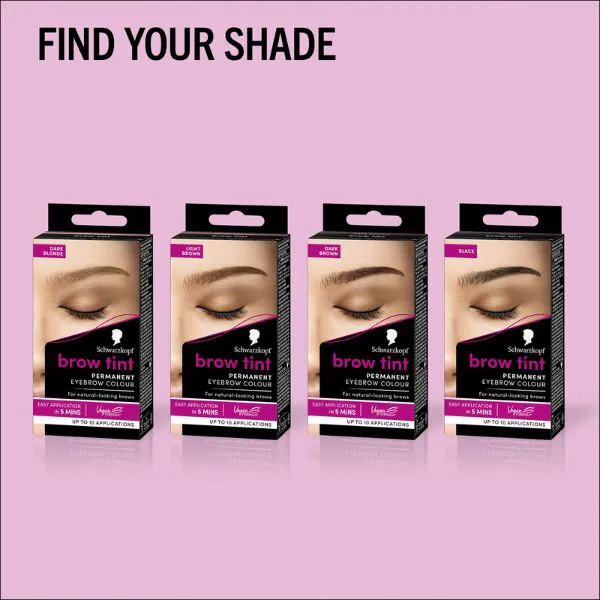 Schwarzkopf Brow Tint tmavě hnědá permanentní barva na obočí