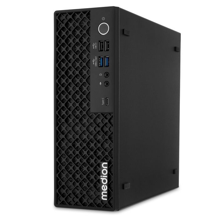 MEDION Picoworx T80 III Mini-PC (tunn, Core Ultra 5 228V, 32GB DDR5 RAM, 1TB SSD, ARC 130V, USB Typ C, WLAN, HDMI 2.0, Gigabit LA…