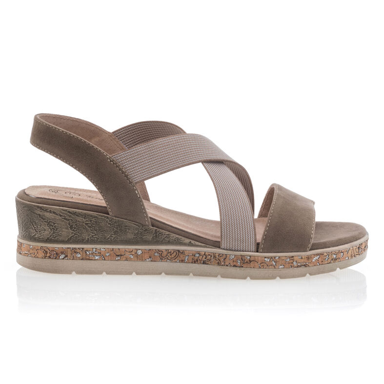 Brune sandaler / sko med åpen tå til dame