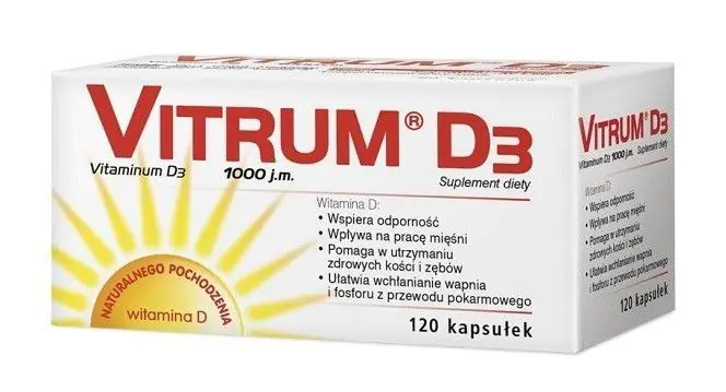 Vitrum D3 1000 j.m., Kapsułki