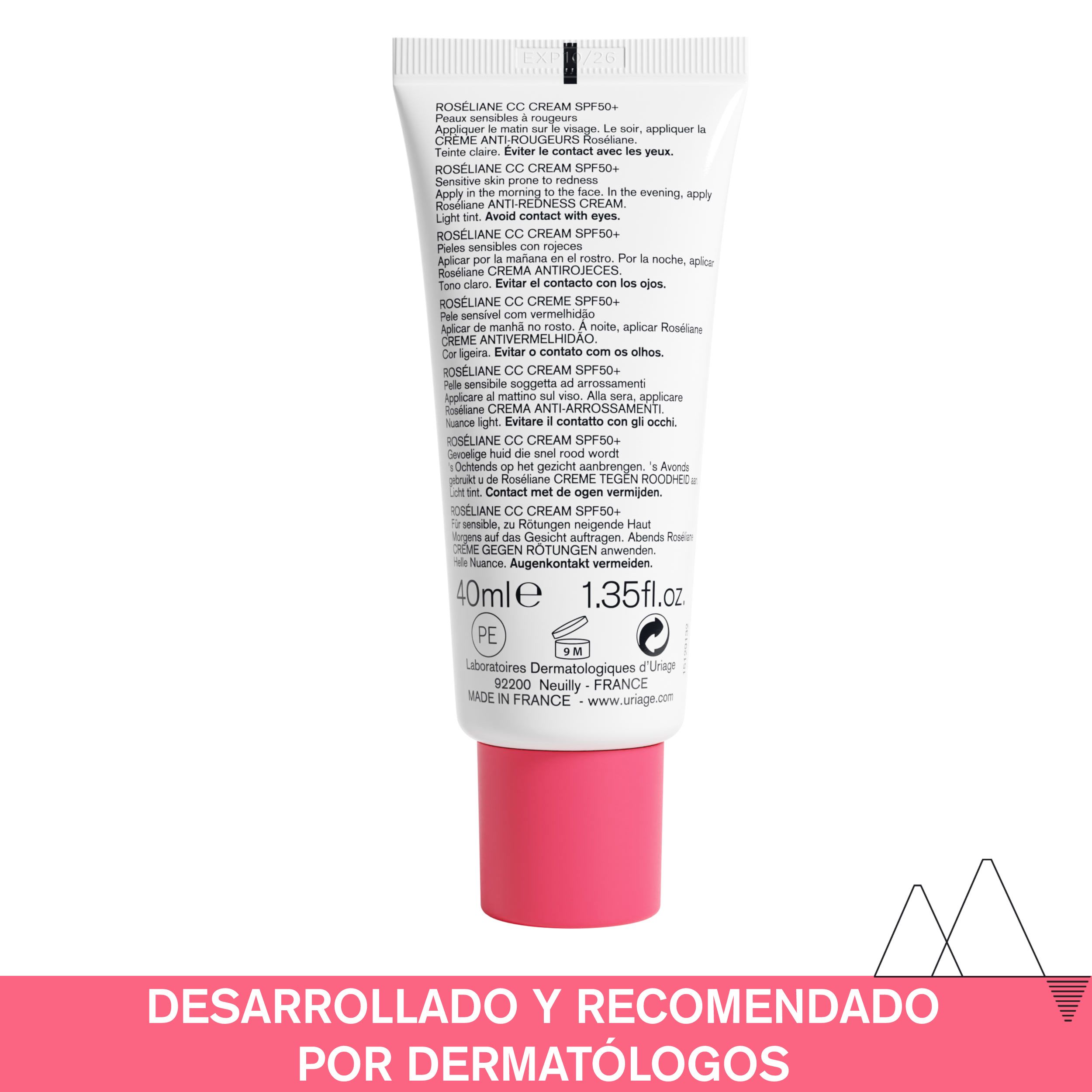 Roséliane CC Cream SPF50 Sejas dermokosmētika