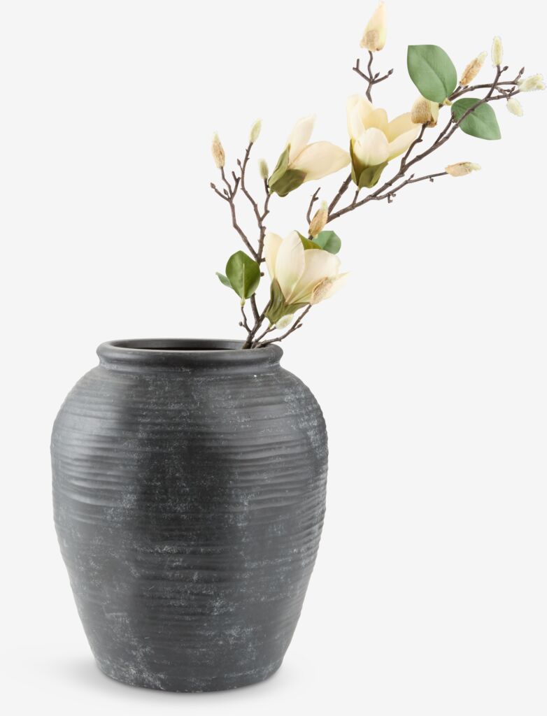 INGVARD INGVARD vaza Ø25xH30cm crna keramika