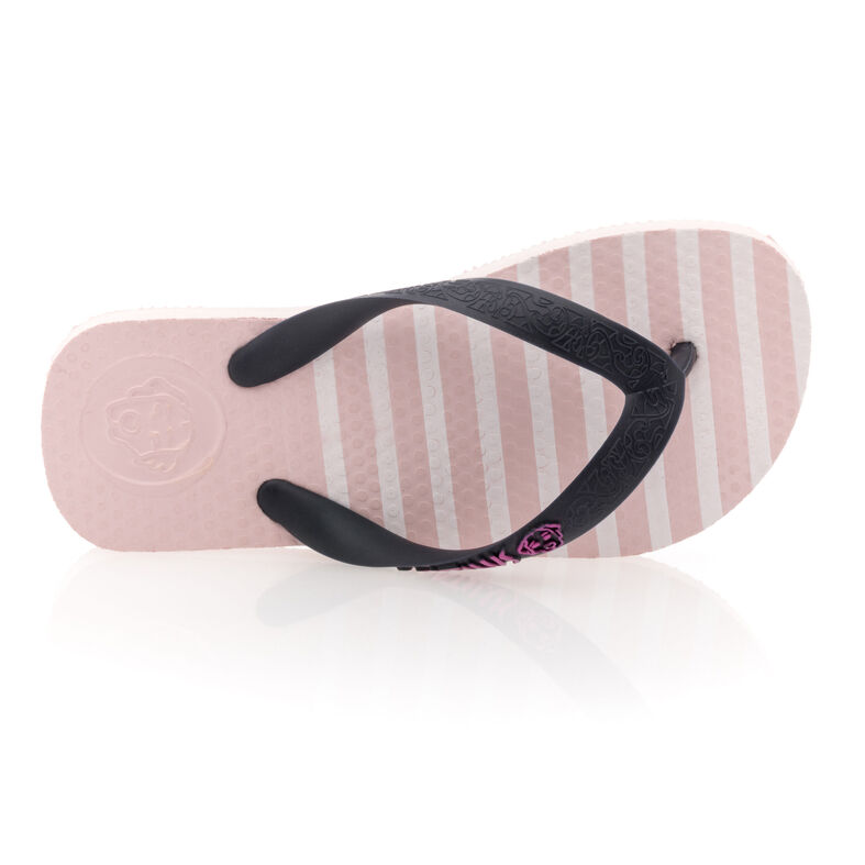 Chanclas/sandalias de dedo rosas para niña