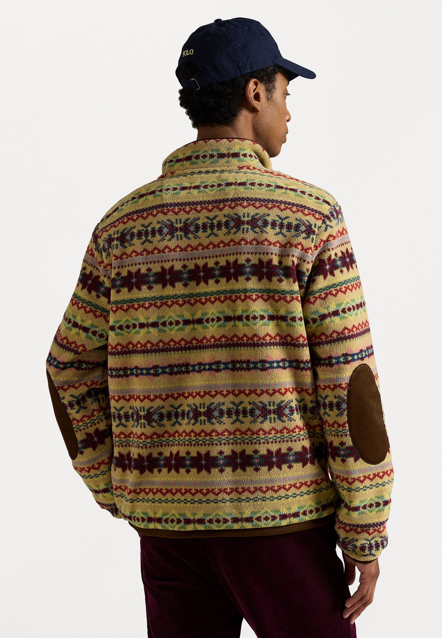Maglione in pile Polo Ralph Lauren ispirato alle Fair Isle - Maglione in pile - combinazione cammello