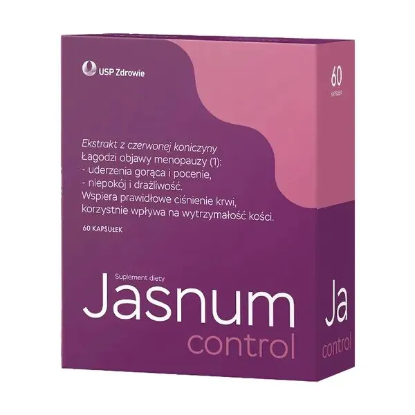 Jasnum Control, Suplement diety na objawy menopauzy, Kapsułki