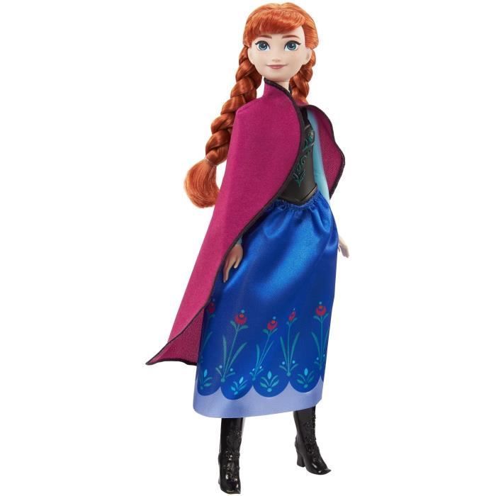 Frozen-Anna- Mattel Disney Doll with Outfit and Accessories HLW49