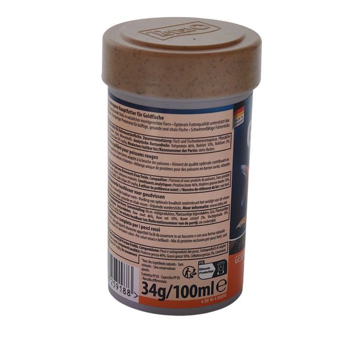 Goldfischfutter – TETRA – Goldfish Wave Stick – 100 ml – Schwimmende Sticks – Pflanzliche Zutaten