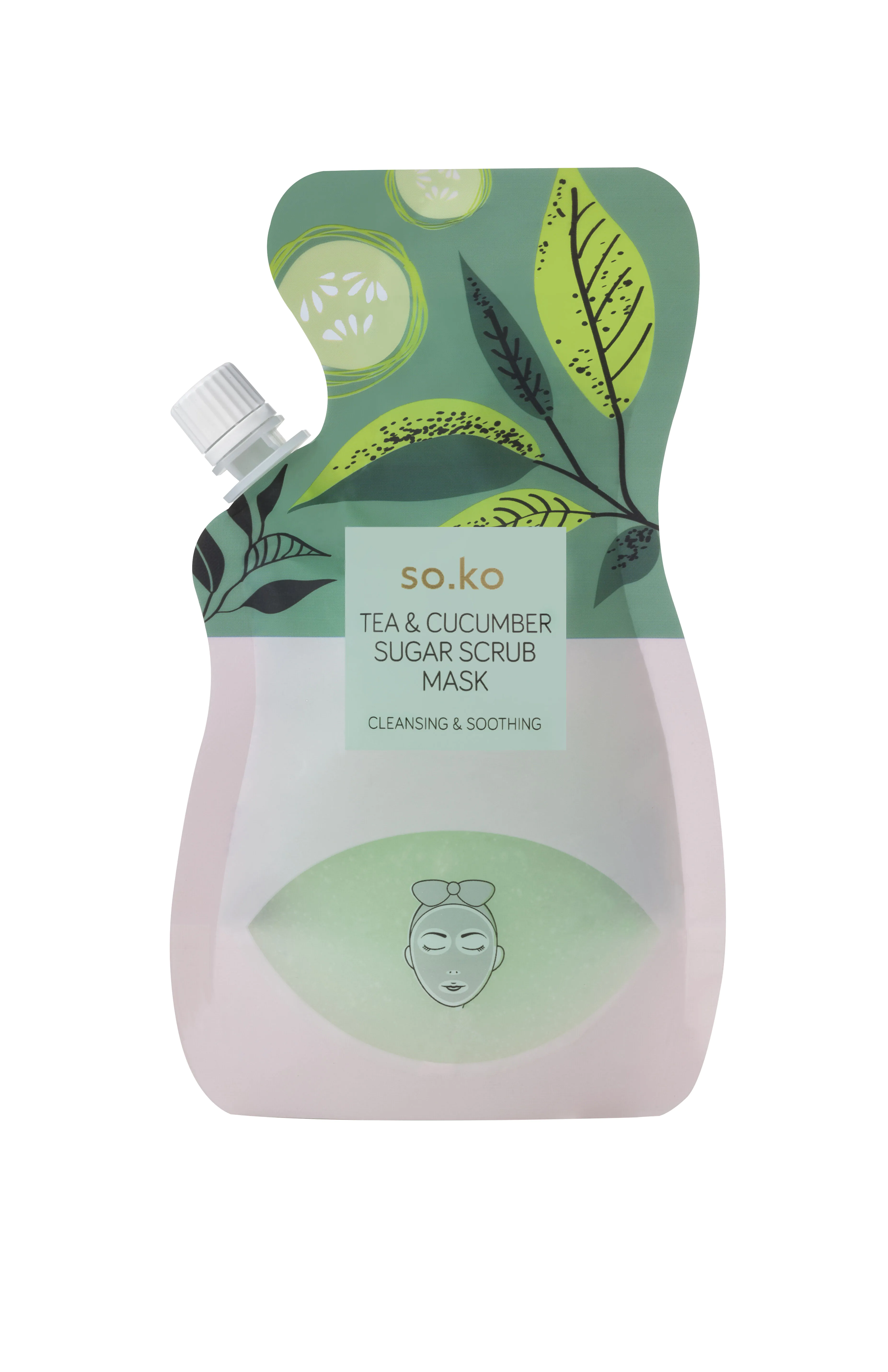 So.Ko Scrub Zielona Herbata & Ogórek