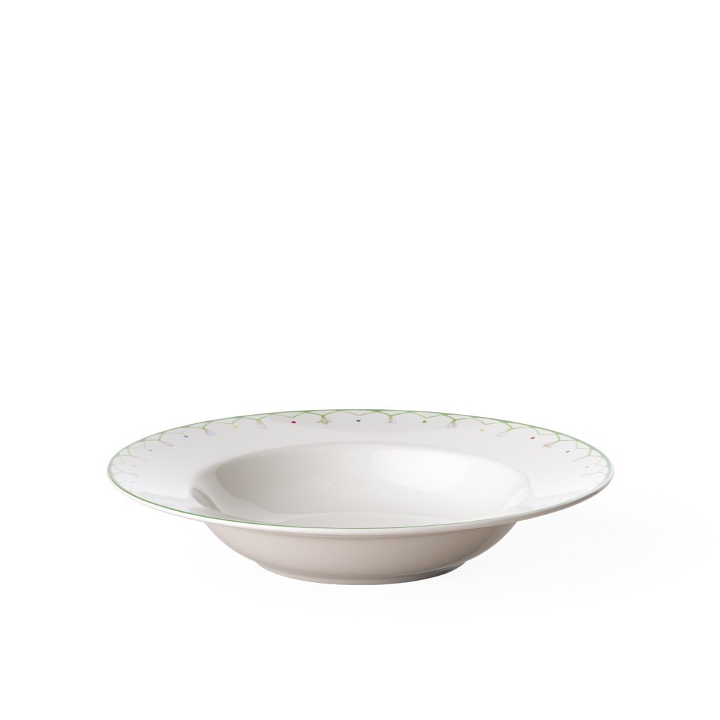 Villeroy & Boch dziļais šķīvis, krāsains pavasara spalvu klājs, 1 gab.