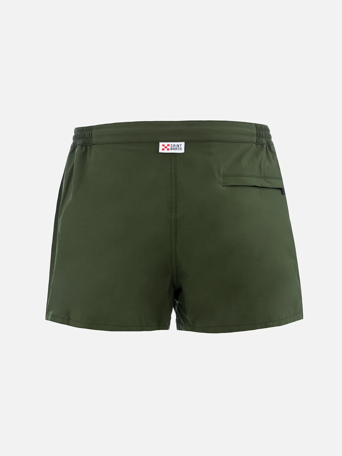 Calção de banho masculino slim fit da Harrys na cor verde militar.