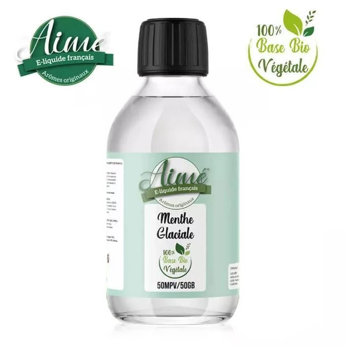 Aimé Organic Icy Mint E-liquid 200ml + 10 boosters