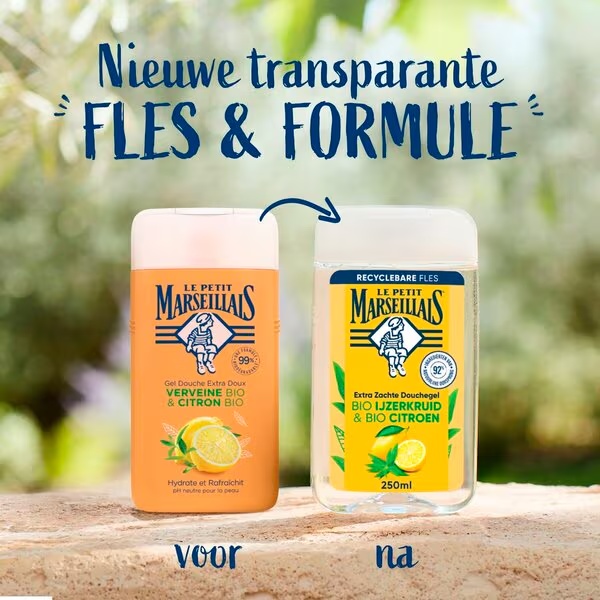 Le Petit Marseillais Extra Doux gel za tuširanje s organskom verbenom i organskim limunom<br>250 ml