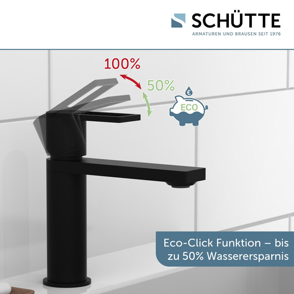 MANHATTAN washbasin tap, matte black