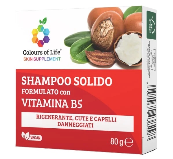OPTIMA vaste shampoo met vitamine B5 80 g Herstelt en regenereert beschadigd haar