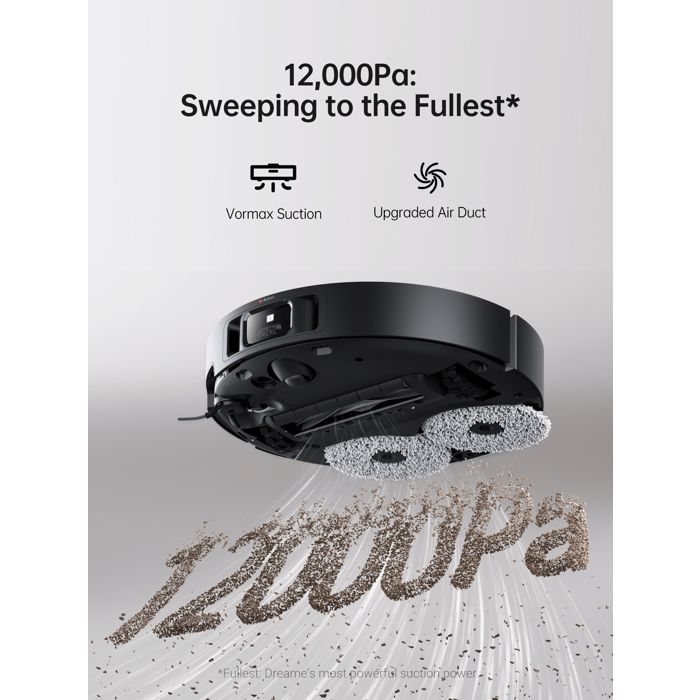 Dreame X40 Ultra Complete Schwarz – Saug- und Wischroboter – mit selbstreinigender Basisstation, 12 kPa – 80–90 % neuwertig, B2