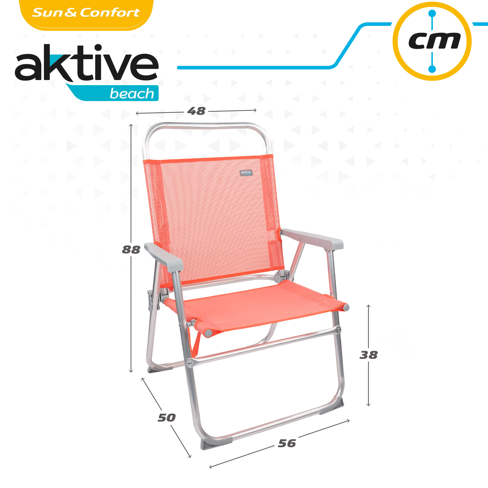 Skládací hliníková židle Coral Aktive