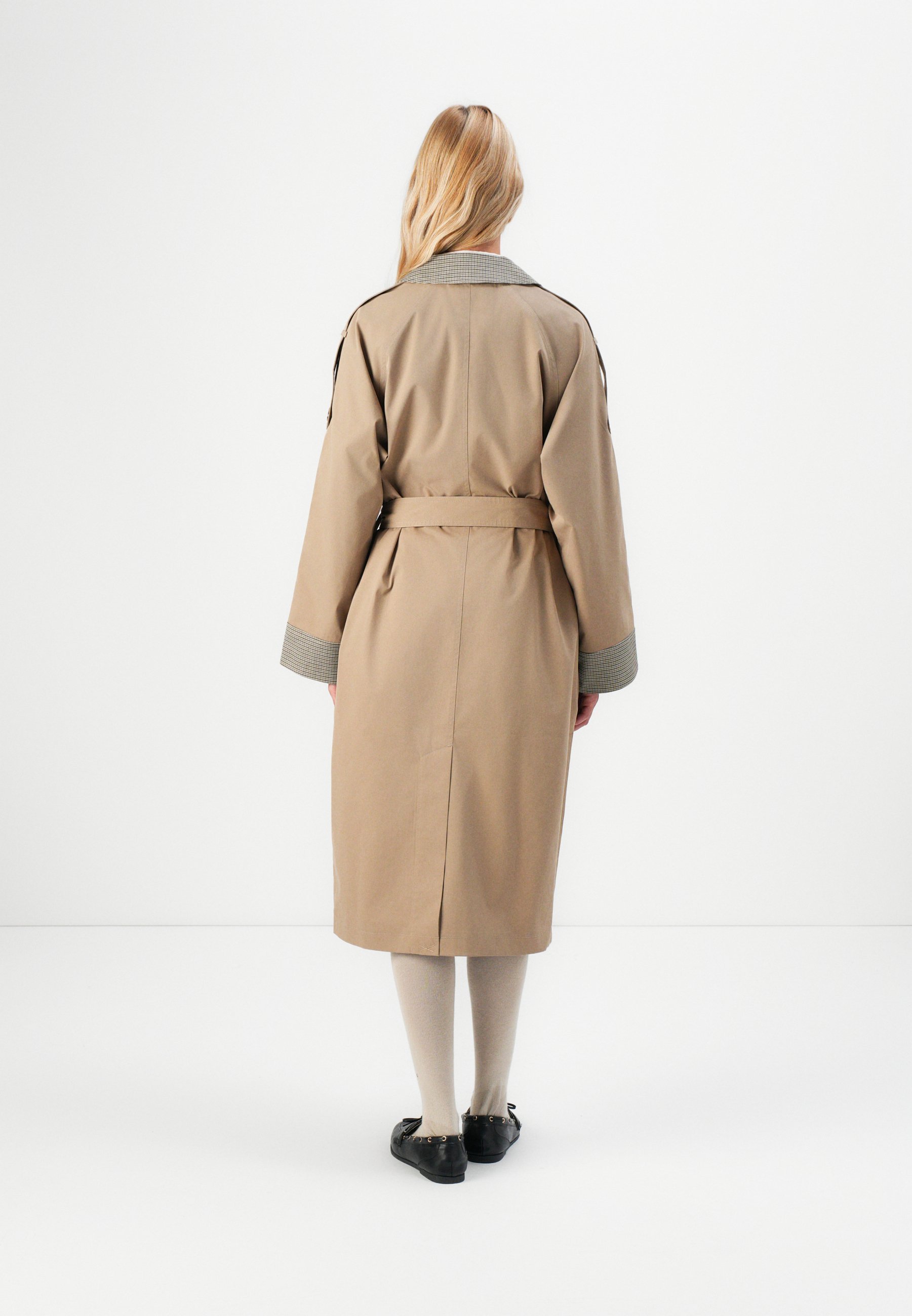 Noisy May NMJULIA - Trenchcoat - zilverkleurige nerts