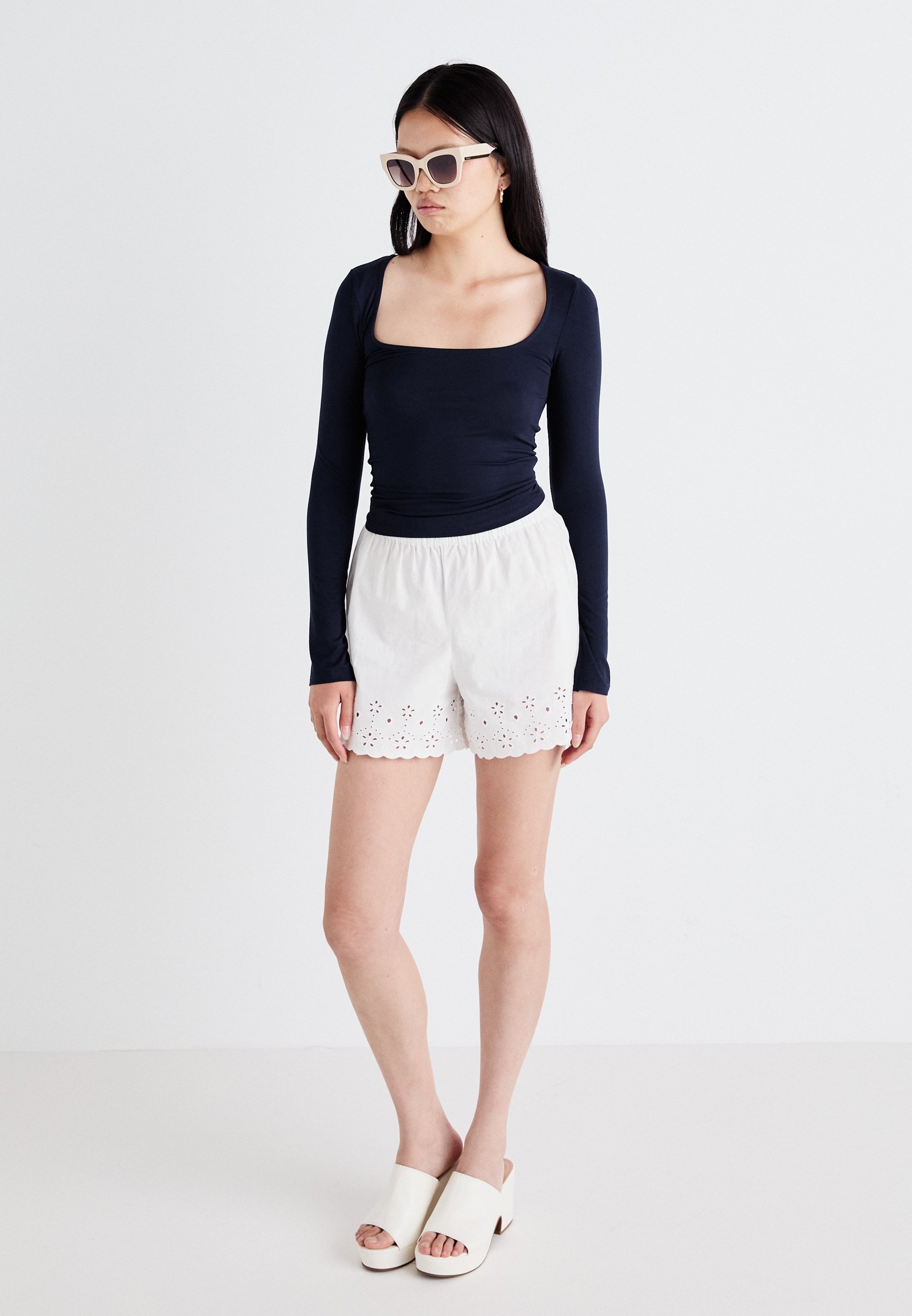 Top a maniche lunghe Gina Tricot SOFT TOUCH - sky captain