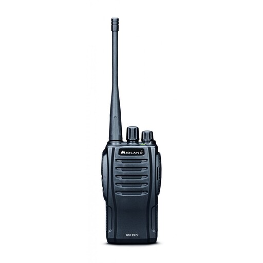 Stație walkie-talkie Midland G10 Pro, utilizare gratuită, cu șasiu din aluminiu
