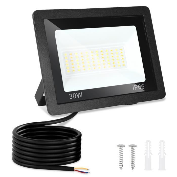 Foco LED - HENGDA - 30W - Resistente al agua IP66 - 3 colores - Aluminio fundido a presión