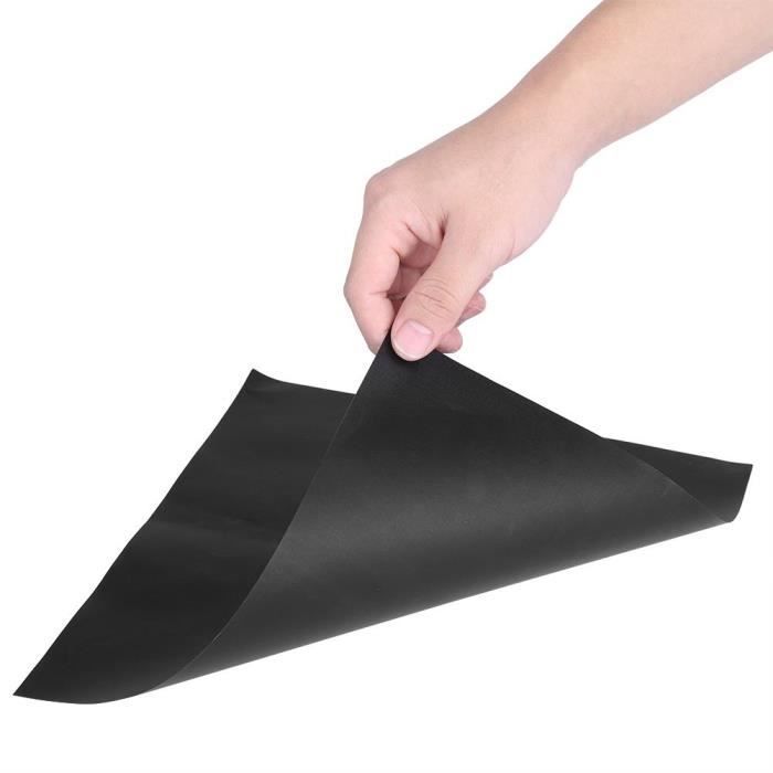 Protecteur De Cuisinière à Gaz 4Pcs Brûleur Couvre Anti-Adhésif Huile Tapis De Cuisine Outil Noir--GL