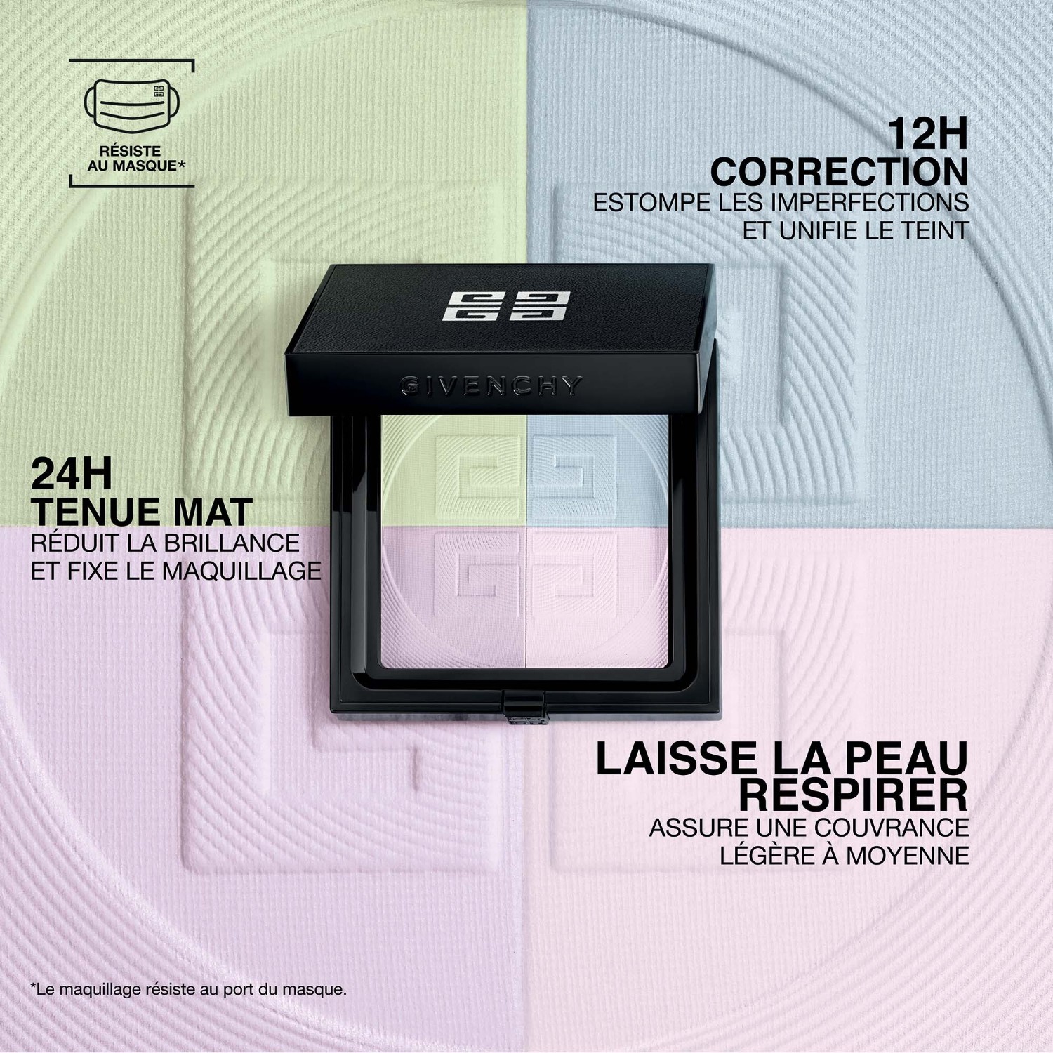 Givenchy Poudre compacte fixatrice, floutante et matifiante