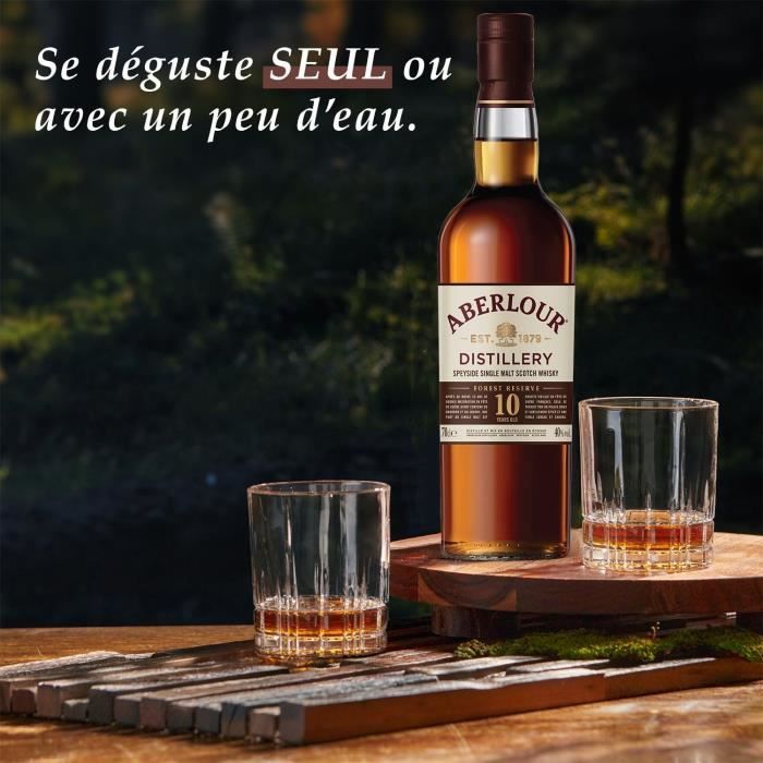 Aberlour - Whisky escocés Single Malt de 10 años - 40,0% vol. - 70 cl con caja de regalo