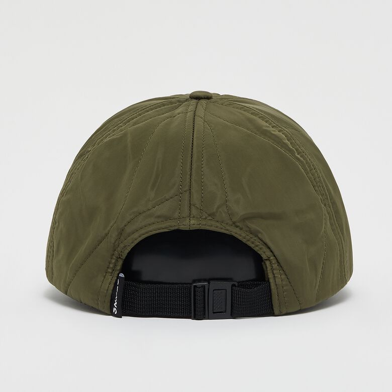 Cappellino da baseball trapuntato con logo in evidenza