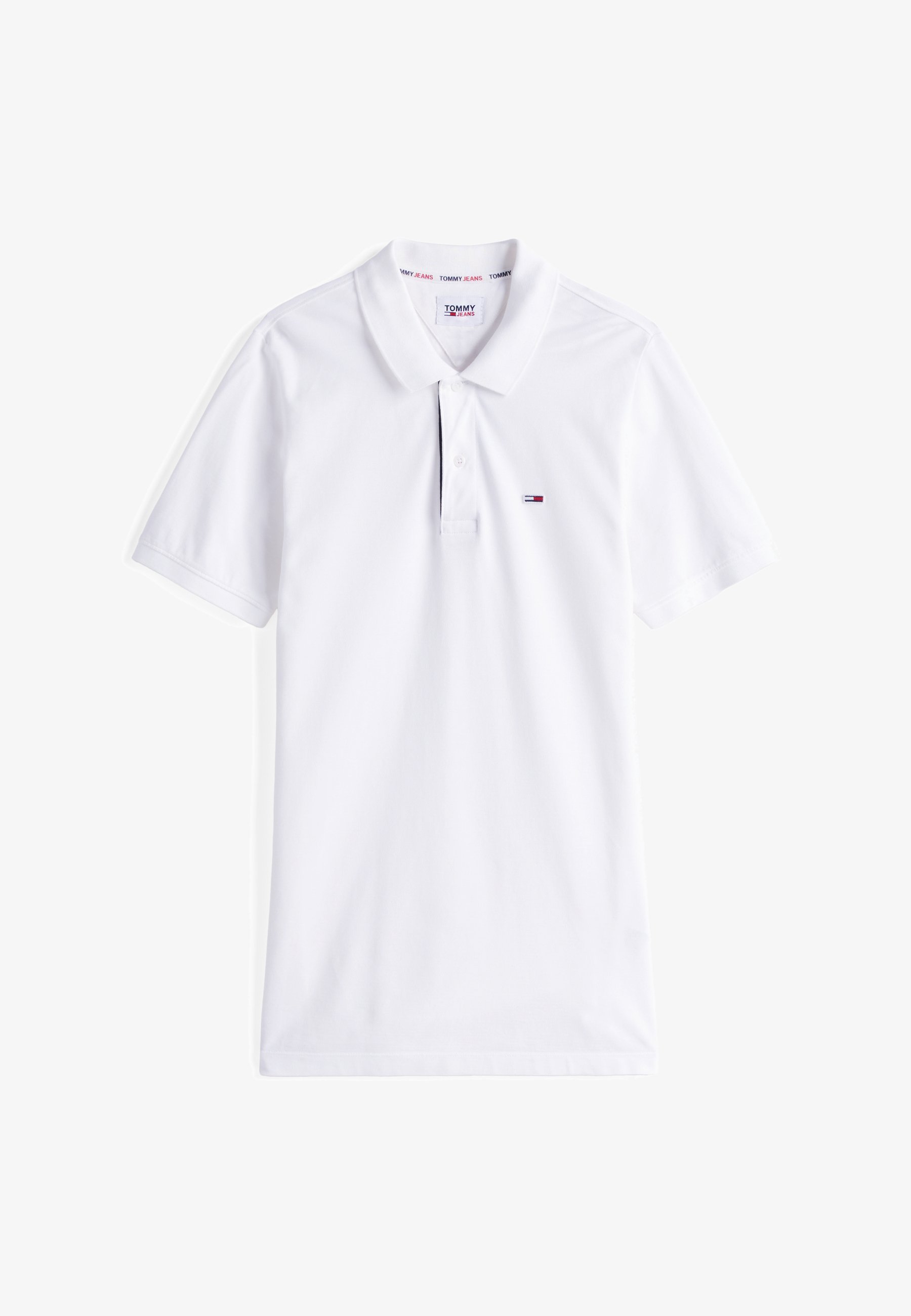 Tommy Jeans ORIGINAL FINE SLIM FIT - Poloshirt - klassiek wit