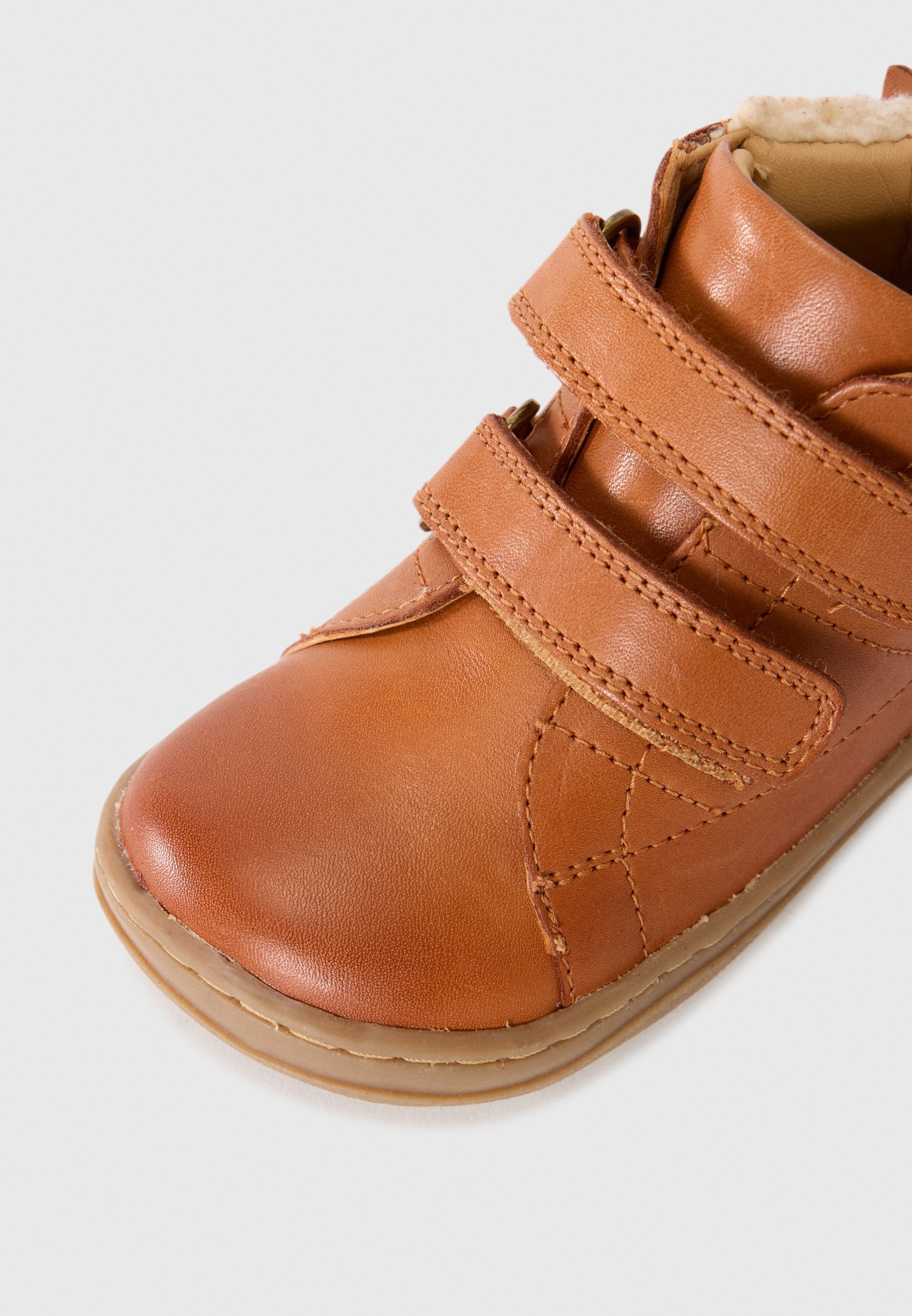 Friboo CUIR - Bottines - cognac