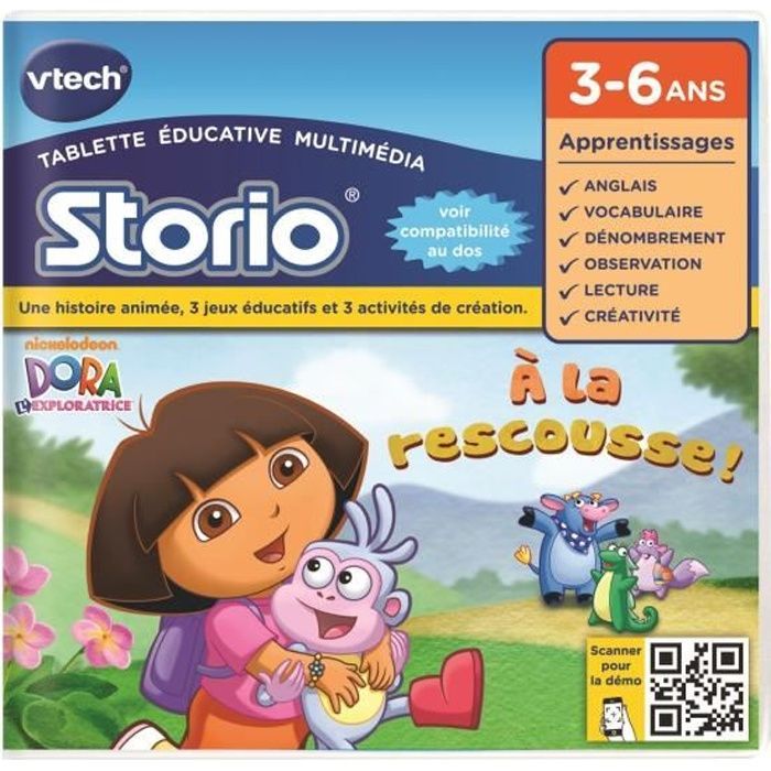 VTECH - Juego educativo Storio - Dora la Exploradora