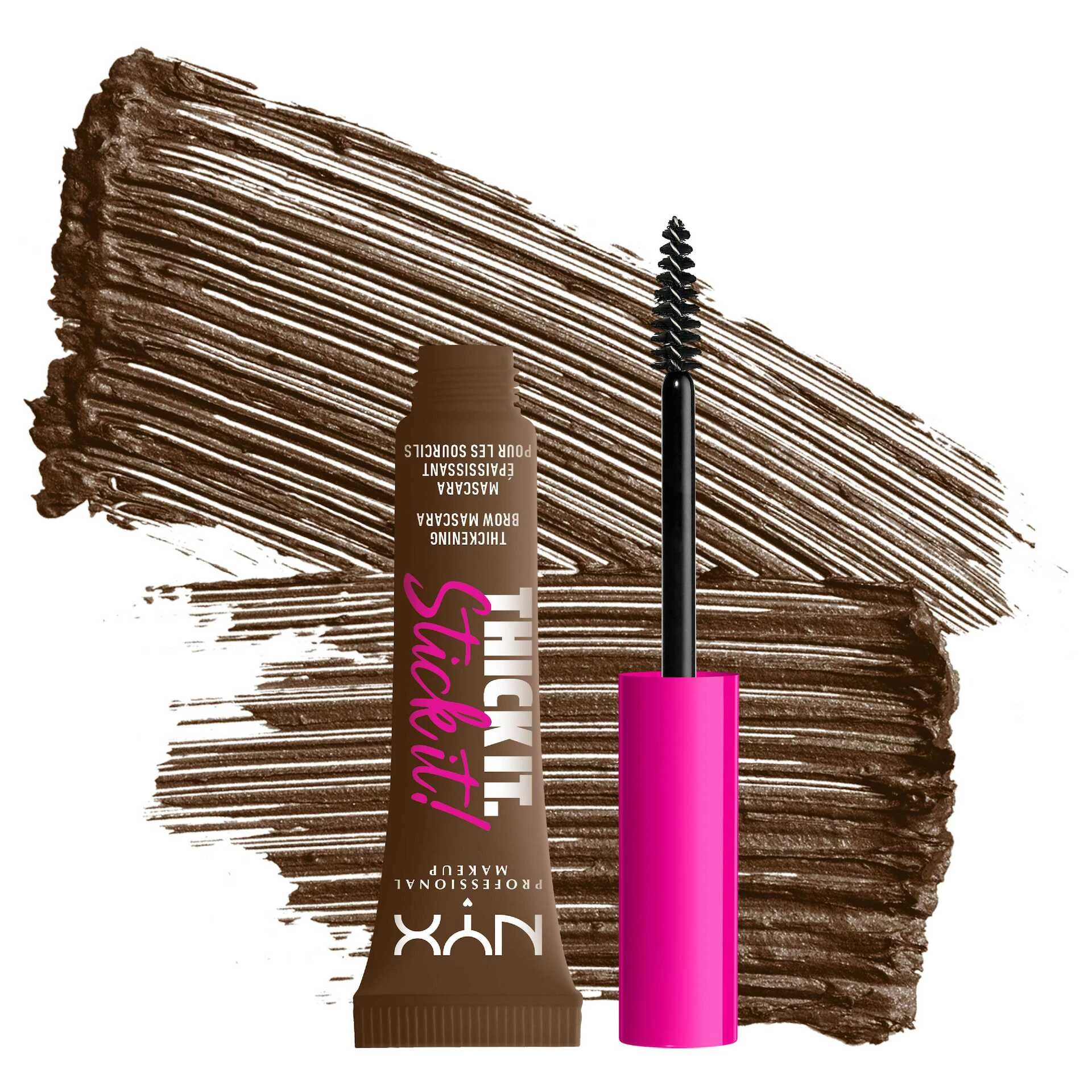Zgusni. Zalijepi! Maskara za obrve, nijansa 6 Brunette - NYX Professional Makeup