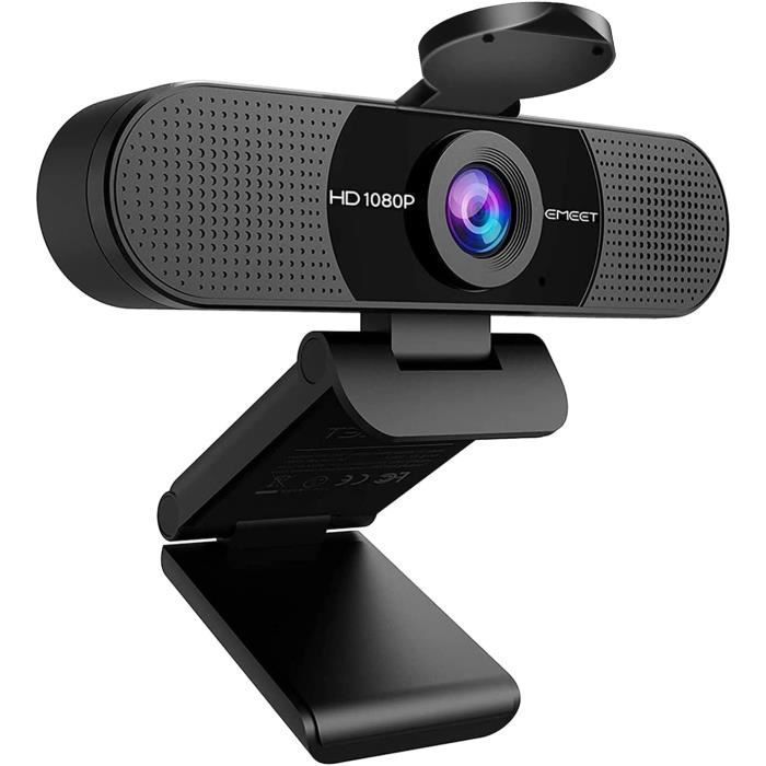 Webcam - eMeet - C960 - Full HD 1080P - Dual Microphone - Wide Angle 90°