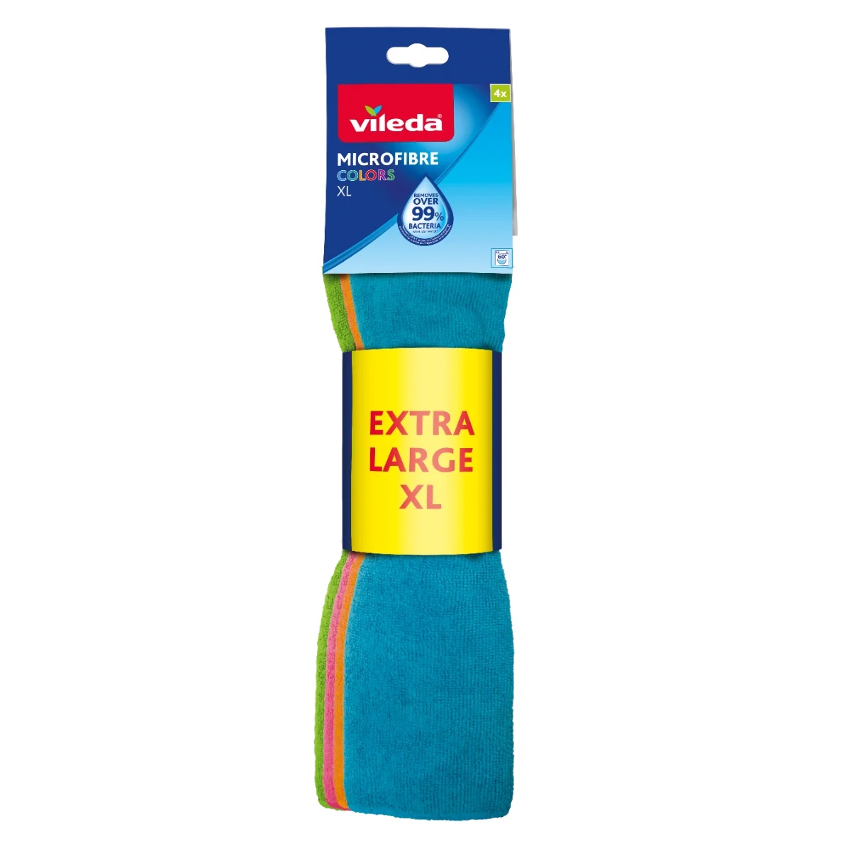 VILEDA Vileda Colors XL microvezeldoekjes 4 stuks