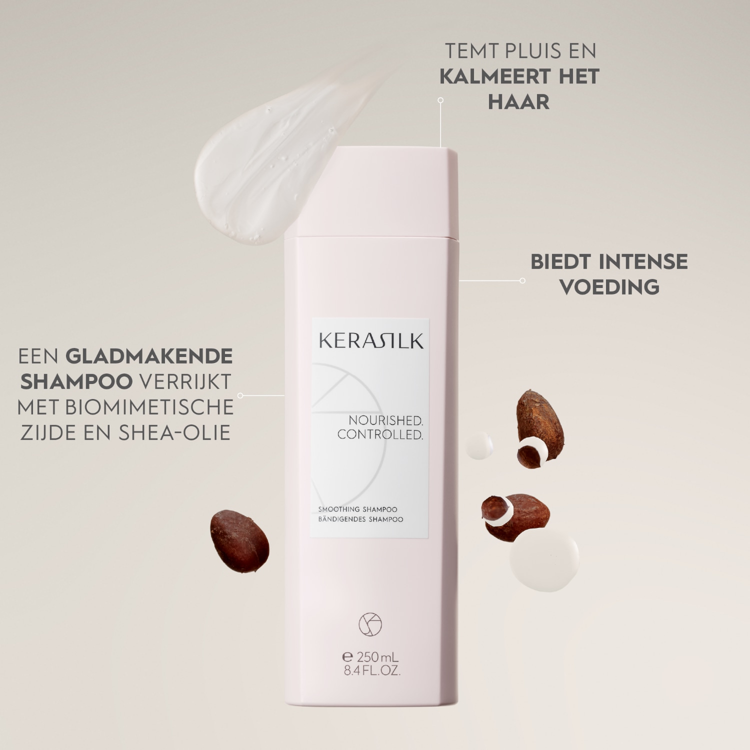 Șampon pentru netezirea părului KERASILK - 75 ml