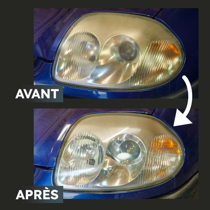 Kit de restauración de faros para coche - Restauración óptica de faros - Devuelve la claridad y el brillo a tus faros.