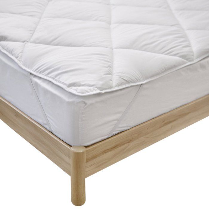 Matratzenauflage 180 x 200 cm Komfort Anti-Hausstaubmilben - Natürliche Behandlung - Hergestellt in Frankreich - BLEU CALIN