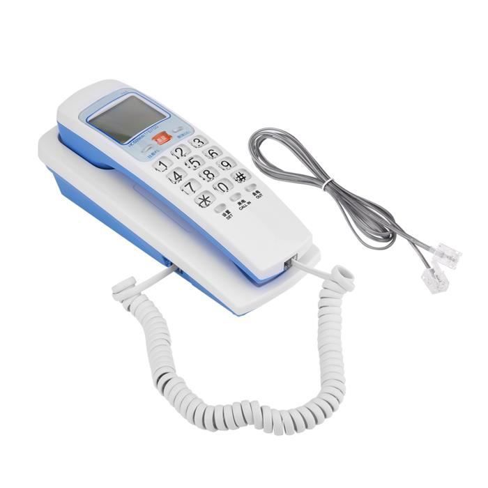 Identificação de chamadas FSK/DTMF, telefone fixo, configuração de telefone de escritório, modo de ramal de telefone fixo, sala telefônica, branco