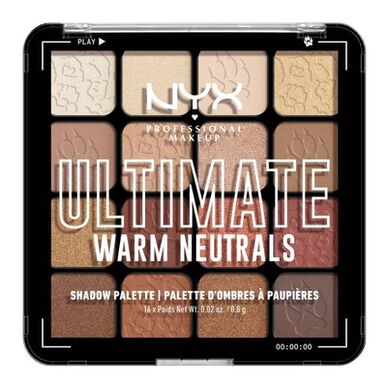Nyx Professional Makeup Ultimate Color Warm Neutrals -luomiväripaletti 1 kpl 1 kpl