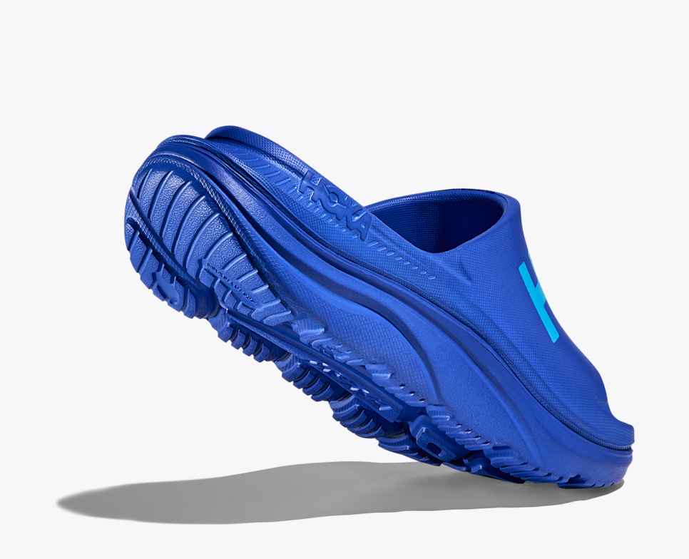 HOKA Ora Athletic Slides Ultramarine / Skyward Blue