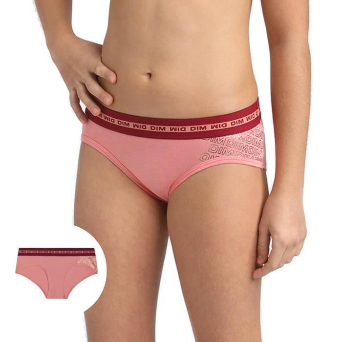 Pantaloncini da ragazza - DIM - Sport - Cotone elasticizzato - Rosa - 95% Cotone, 5% Elastan