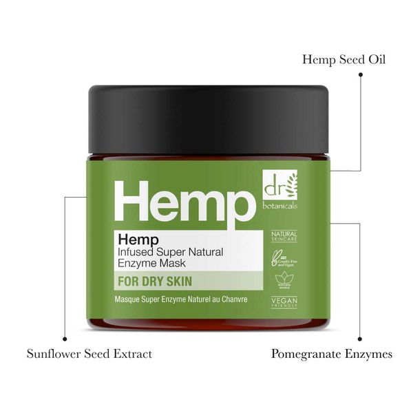 Dr. Botanicals Hanf-Enzymmaske, 60 ml