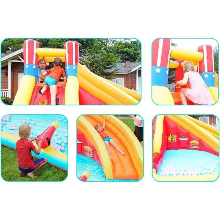 Children's Water Castle - WATAA - Water Puller - Slide - Ball Pit - Climbing Area