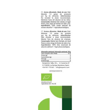 Eterično olje terpenskega rožmarina in kafre