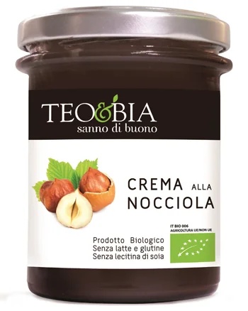 BIOTOBIO Teo&Bia Organska krema z lešniki